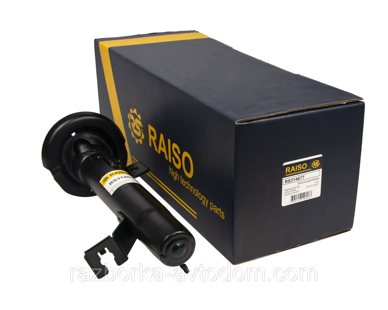 Амортизатор передній лівий Raiso (Швеція) Ford Fusion, Форд Фьюжн 2002-2012 #RS314677 UACZYSV17