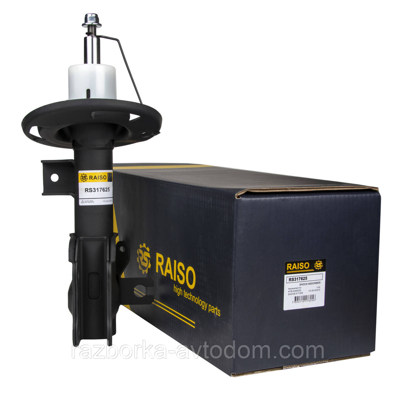 Амортизатор передній правий Raiso (Швеція) Mаzda 3, Мазда 3 2013- #RS317625 UAROEFH17