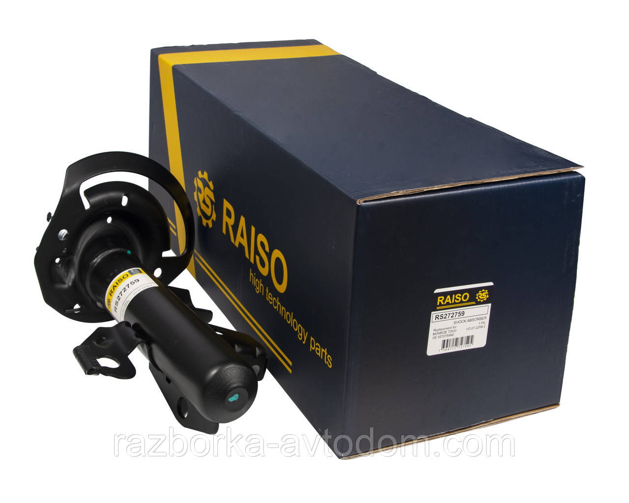 Амортизатор передній лівий Raiso (Швеція) Chrysler 200/Крайслер 200 2014-2017 #RS272759 UAYGIYS17, фото 1