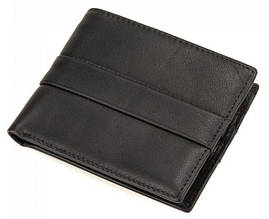 Шкіряне чоловіче портмоне Tiding Bag чорний