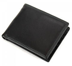 Кожаное мужское портмоне Tiding Bag черный