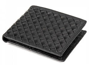 Шкіряне чоловіче портмоне Tiding Bag чорне