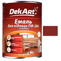Эмаль ПФ-266 TM "DekArt" 2,8кг красно-коричневая