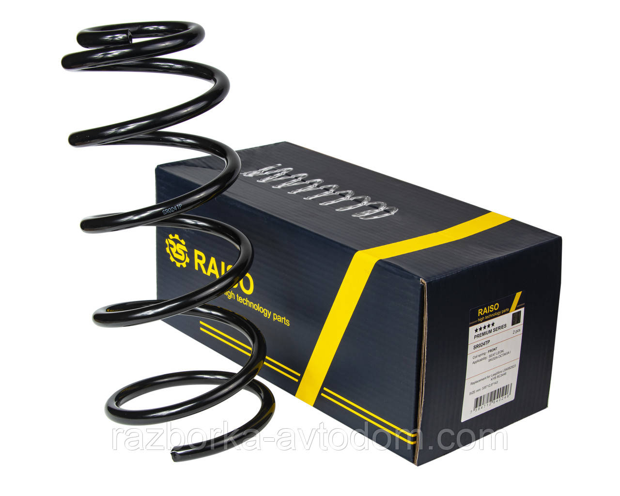 Пружина передня Raiso (Швеція) Golf IV Гольф 4 97-2005 #SR024TP UAPLVBG17