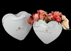 Коробки під квіти у формі серця з ручками 2шт
