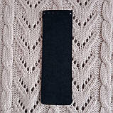 Клапан вузький із тисненням. Колір "Зелений Пітон", фото 3