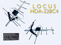 Зовнішня ефірна антена DVB-T2 Locus 228 C підсилювачем 5v