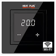 Терморегулятор для теплого пола программируемый с Wi-fi Heat Plus М1.16 Black Wi-Fi (черный)