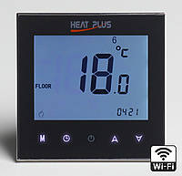Терморегулятор для теплої підлоги програмований з Wi-fi Heat Plus iTeo4 Wi-Fi (чорний)