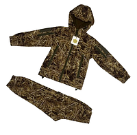 Костюм детский ARMY KIDS Скаут Soft-Shell теплый камуфляж Камыш 164-170 см