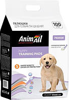 Пеленки для собак AnimAll 60 х 60 см с ароматом лаванды 100 шт