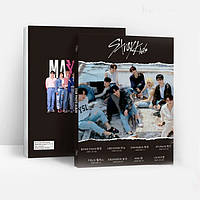 Альбом журнал Stray Kids фотоальбом Стрей Кідс, картки, закладки, наліпки Maxident (IMP_SK_ALB_3)