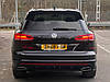 Дифузор VW Touareg R-line (2018+) тюнінг обвіс спідниця заднього бампера, фото 9