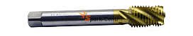 Мітчик М30х3,5 прохідний з гвинтовою канавкою машинно-ручний HSS Co5 (Р6М5К5) з кобальтом для для алюмінію та міді