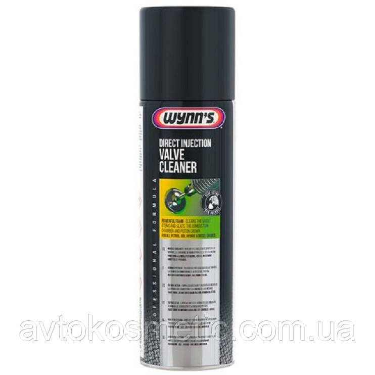 WYNNS Direct Injection Valve Cleaner зовнішній пінний очисник нагару клапанів та інжекторів 500 мл, фото 1