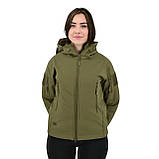 Жіноча куртка тактична Eagle Soft Shell із флісом Оливка S (3_04367), фото 4