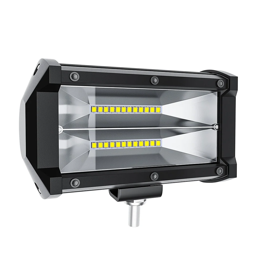 Додаткова світлодіодна LED-фара, 72 W, 127 х 73 мм, 9-30 B, фото 1