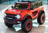 Детский электромобиль джип M 5029EBLR-3 Ford Bronco USB, MP3 звуковые и световые эффекты / красный