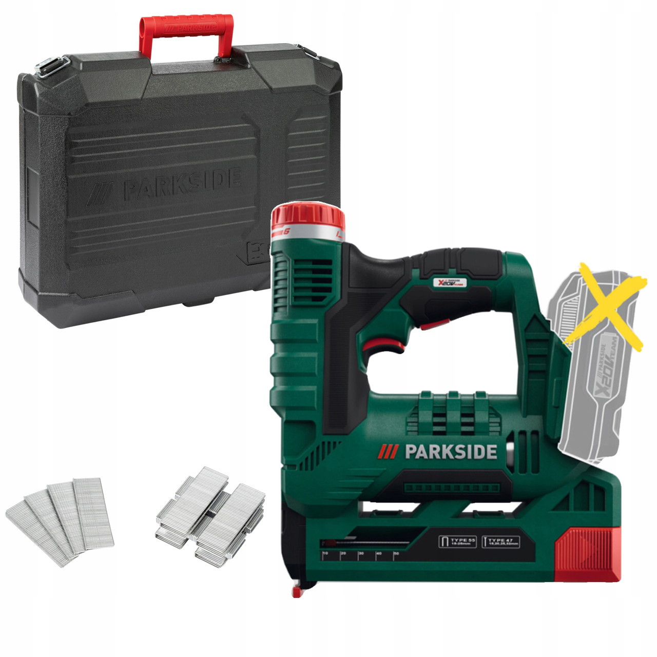 Акумуляторний степлер Parkside PAT 20-Li A1, фото 1