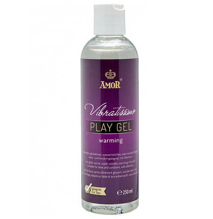 Лубрикант, що збуджує Vibratissimo Play Gel, warming 250 мл, фото 1