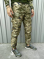 Мужские тактические военные штаны пиксель на весну, демисезонные мужские штаны ВСУ из полиэстера