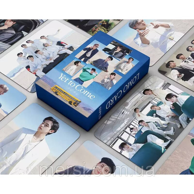 Карточки bts K-POP lomo кейпоп карти к поп Бтс Бантан картки - Yet to come - 55 шт