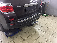 Фаркоп Toyota Highlander 2008-2014 (Тойота Хайлендер XU40) оцинкований