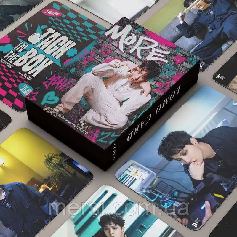 Карточки bts K-POP lomo кейпоп карти к поп Бтс Бантан картки - More - 55 шт
