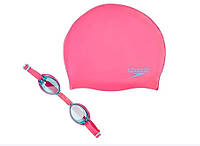Набір для плавання Speedo JET V2 SWIM SET JU рожевий Діт OSFM арт 8-09302B996-2