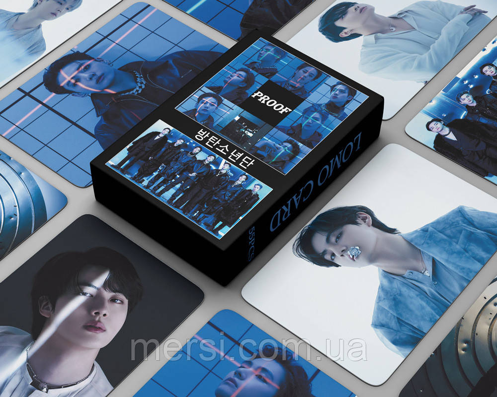 Карточки bts K-POP lomo кейпоп карти к поп Бтс Бантан картки - Proof - 55 шт