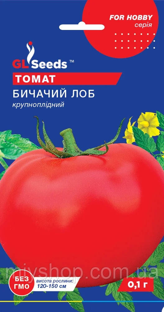 Томат високорослий сердньостиглий Бичачий лоб 0,1 гр Glseeds