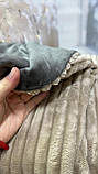 Постільна білизна з велюру зимова тепла м'яка пухнаста двоспальна євро 200*220 см Туреччина Merinos, фото 8