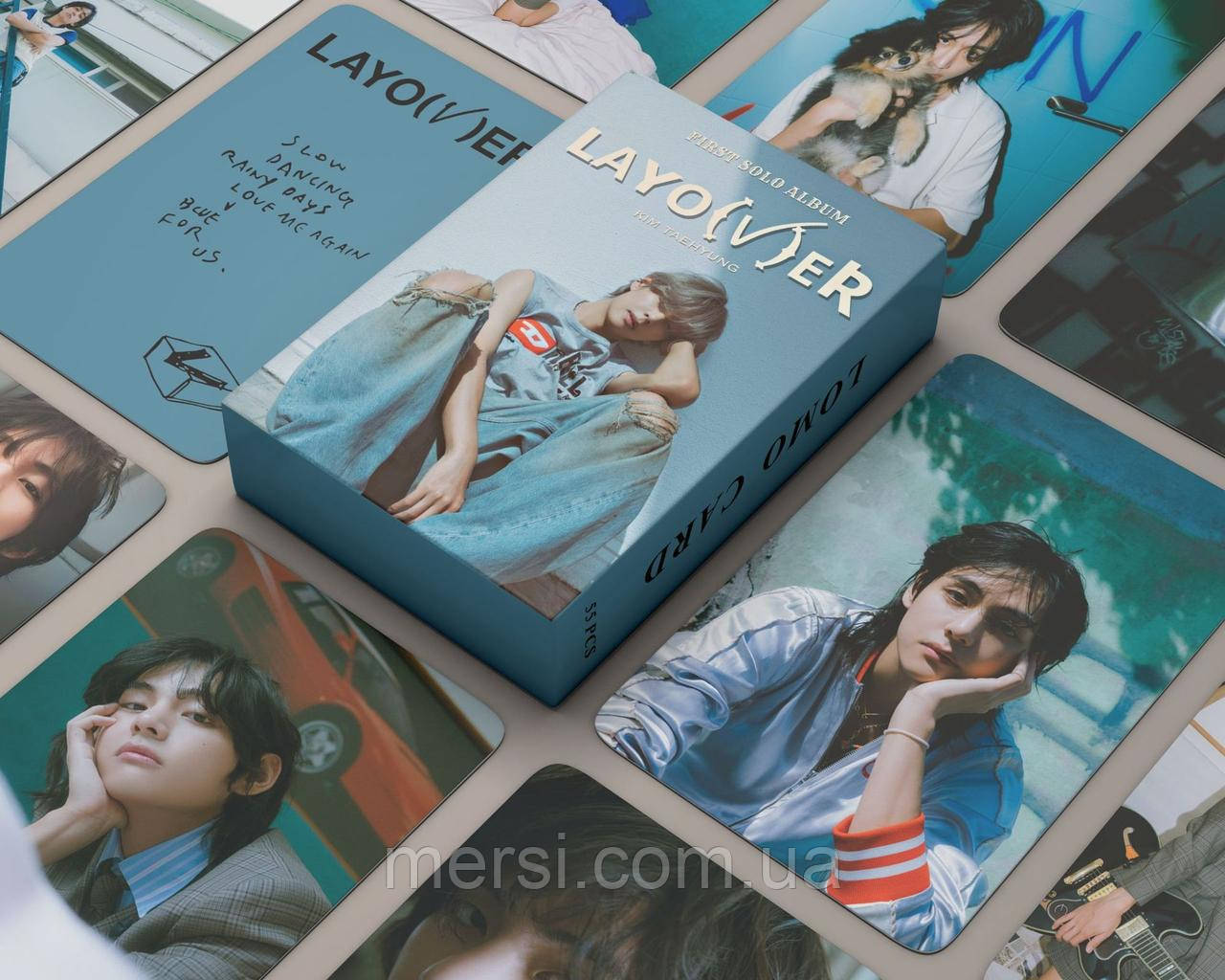 Карточки bts K-POP lomo кейпоп карти к поп Бтс Бантан картки - Layover - 55 шт