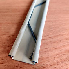 Профіль Зіг-заг без пружини для кріплення тепличної плівки, товщина 0,5 мм.