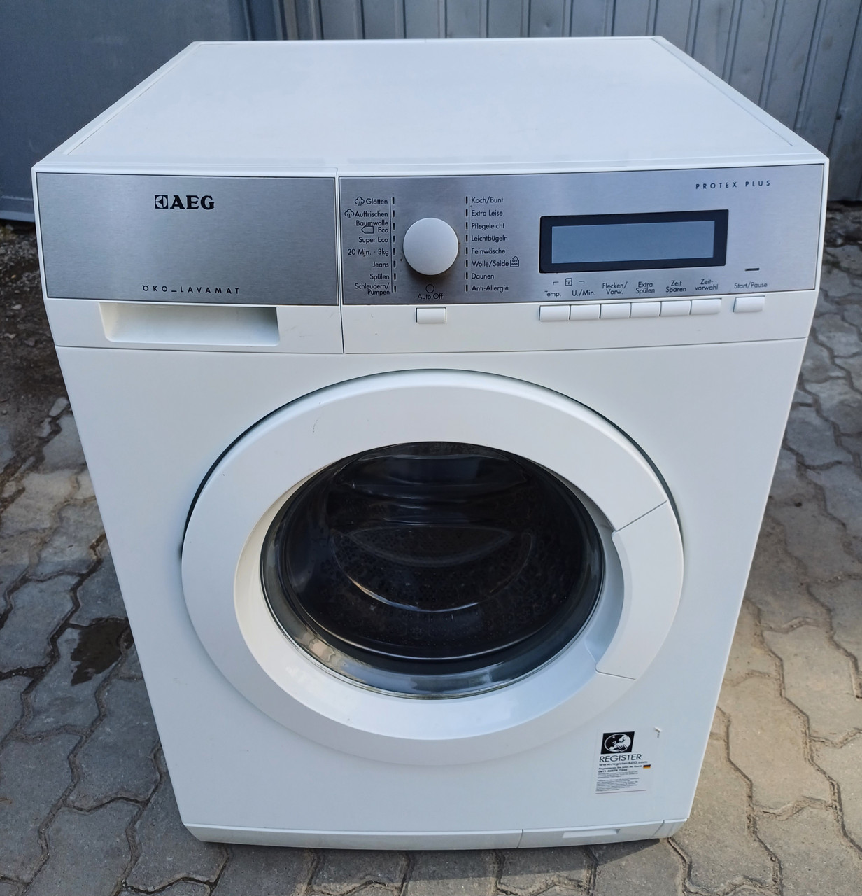 Пральна машинка з парою на 8кг івертор А+++ AEG L87484EFL Germany, фото 1