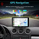 Автомагнітола CARPURIDE 7-дюймовий екран з Apple CarPlay Android Auto, з камерою заднього огляду, фото 5