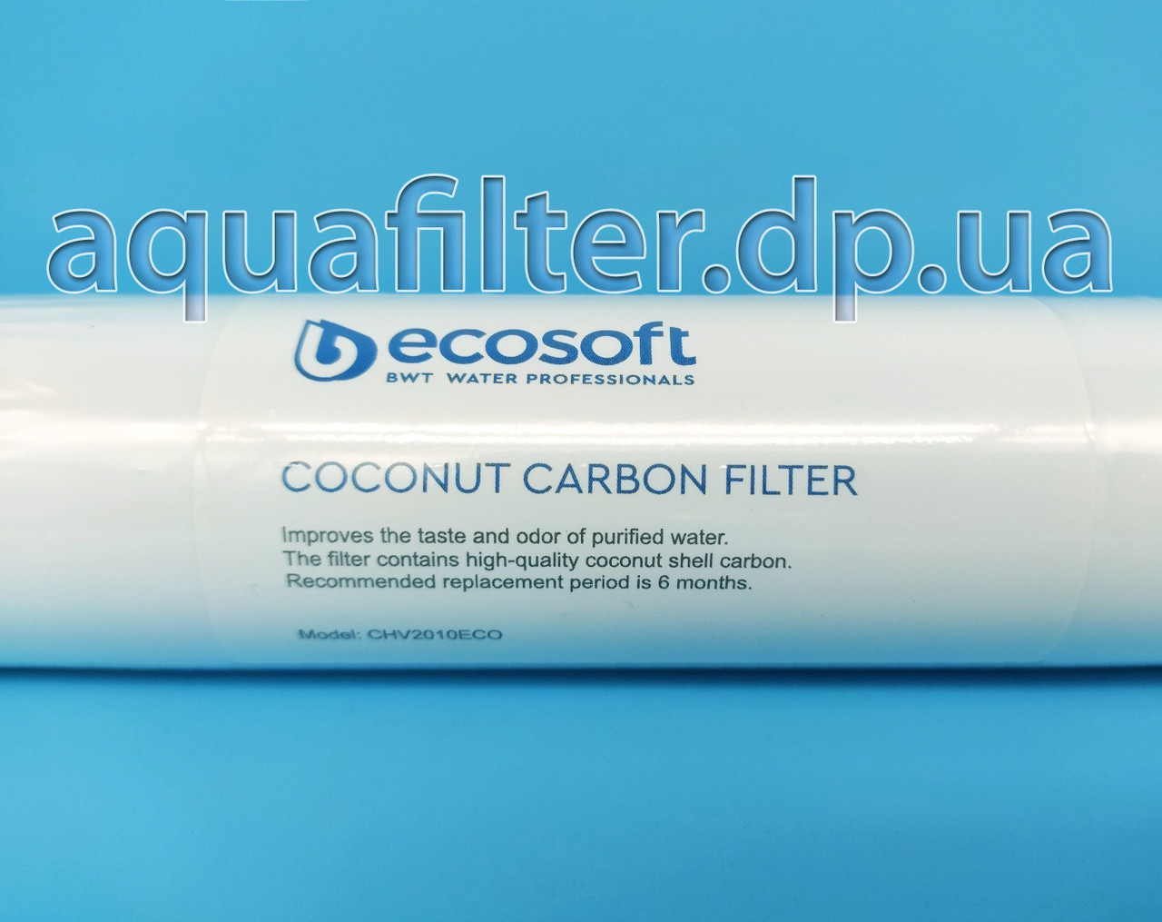 Угольный постфильтр Ecosoft Экософт для обратного осмоса - фото 2 - id-p2066475080