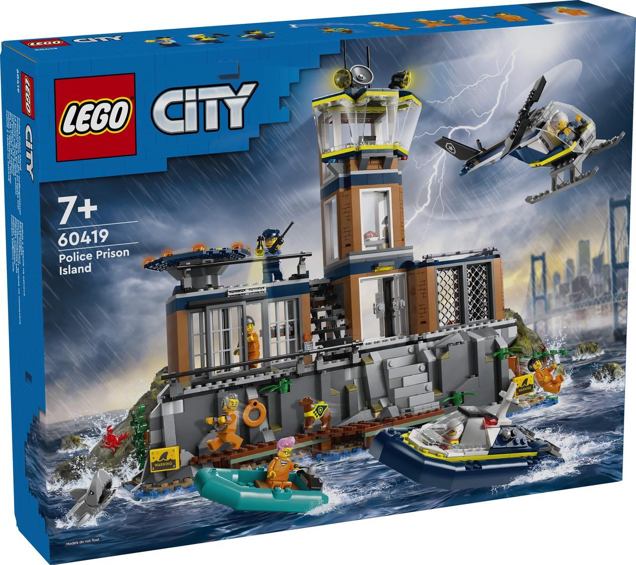 Конструктор LEGO City Поліцейський острів-в'язниця (60419), фото 1