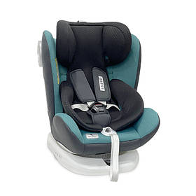 Автокрісло 0+/1/2/3 Lorelli Lusso SPS Isofix вага 0-36 кг Brittany Blue бірюзовий