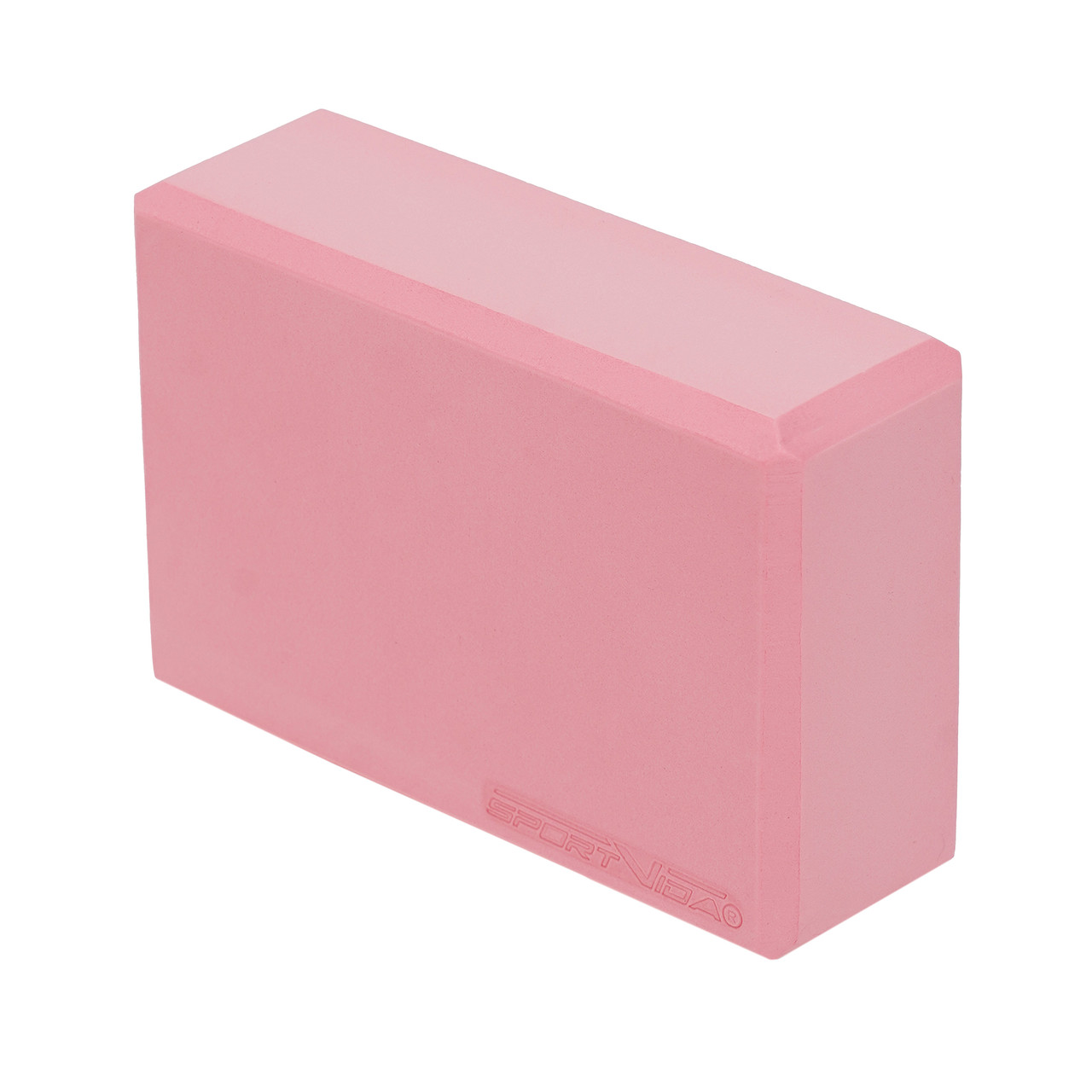 Блок для йоги SportVida EVA 23 x 15 x 7.6 см SV-EZ0066 Pink, фото 1