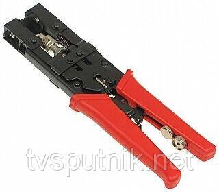 Обжимний інструмент для RG58 RG59 RG6, Роз'єм F BNC-RCA