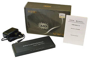 Разветвитель HDMI Splitter 1x4 SP14004M, фото 2