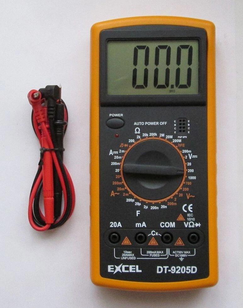 Цифровий мультиметр Excel Dt-9205d, фото 1