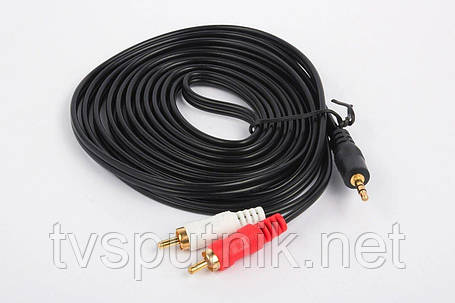 Кабель Аудио 3.5 mm St - 2 RCA (3 м) ULTRA UC75-0300, фото 1
