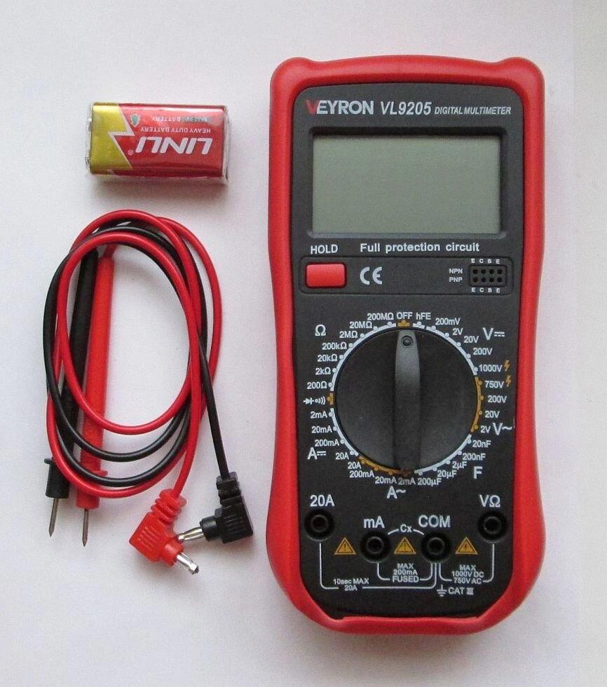 Цифровий мультиметр Veyron Vl9205, фото 1
