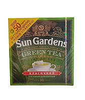 Чай зелений Sun Gardens Pure Green Tea 50 пак