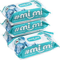 Влажные салфетки 102 шт для рук и тела с охладительным эффектом #mi_mі за 2 упаковки