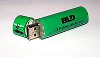 Аккумулятор Bld Usb Rechargeable Batteries Li-ion 18650 3.7v 3800mAh (green)