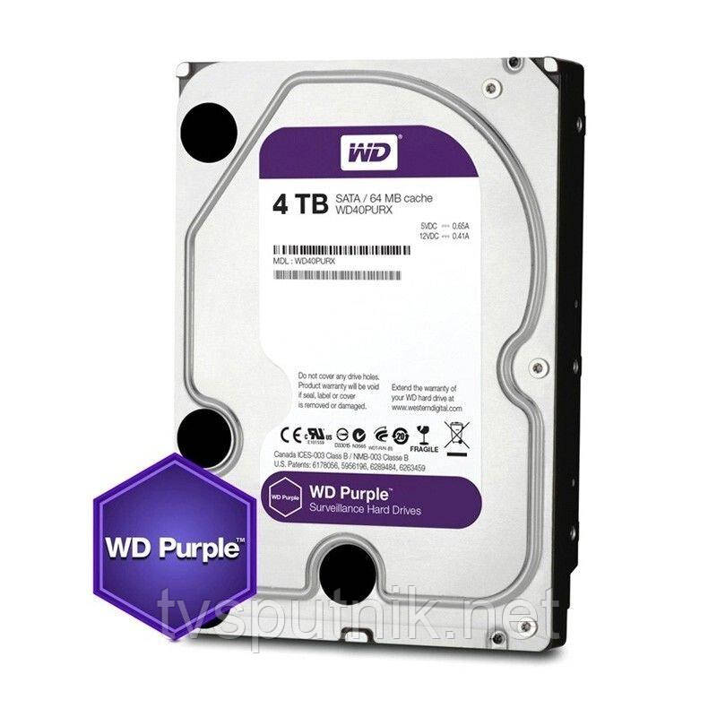 Жорсткий Диск Western Digital Purple HDD 4TB (3.5 ")