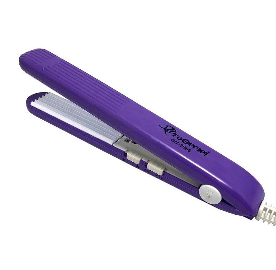 Праска гофре для волосся ProGemei Gm-2986, purple
